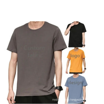 Kurzarm Männer T-Shirt reines Baumwoll-T-Shirt